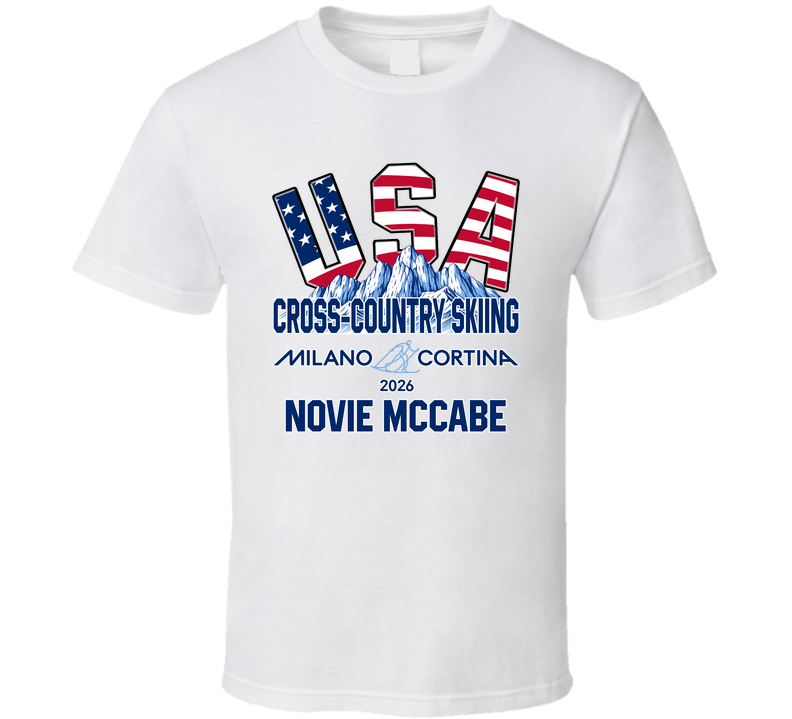 Novie Mccabe Cross-country Skiing Milano Cortina 2026 Fan T Shirt