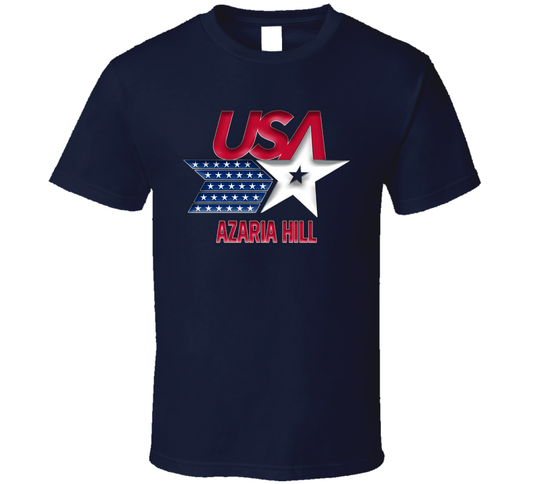 Azaria Hill Bobsleigh Milano Cortina 2026 T Shirt