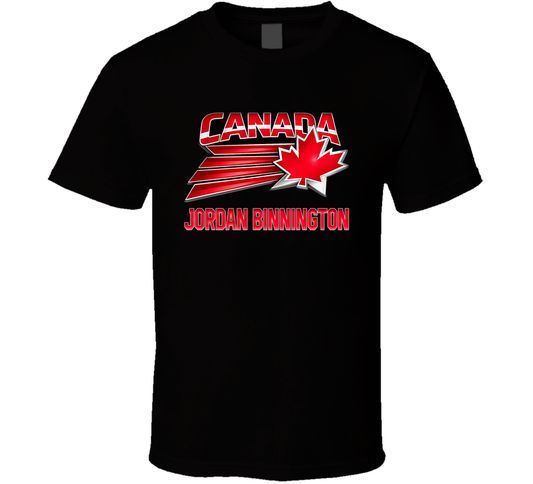 Jordan Binnington Hockey Canada Milano Cortina 2026 T Shirt
