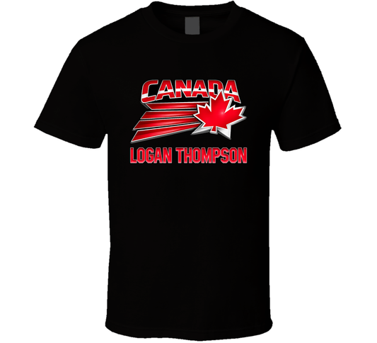 Logan Thompson Hockey Canada Milano Cortina 2026 T Shirt