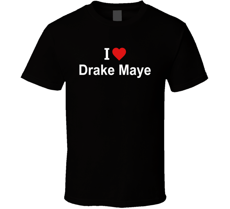 I Heart Love Drake Maye Fan T Shirt