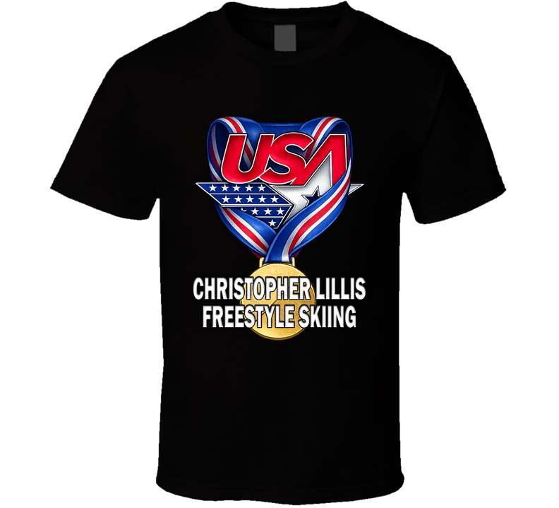 Christopher Lillis Freestyle Skiing Gold Medal Winner Usa Milano Cortina 2026 Fan T Shirt