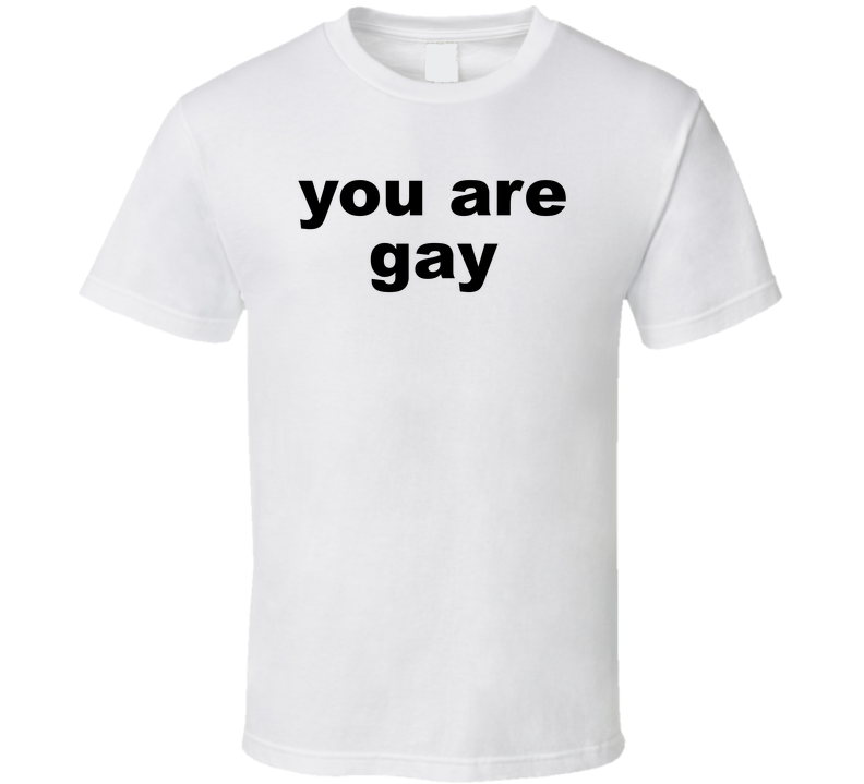 You Are Gay Funny T Shirt