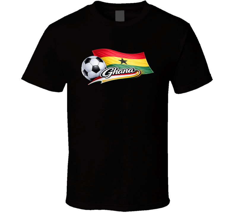 Ghana World Cup Soccer Fan T Shirt