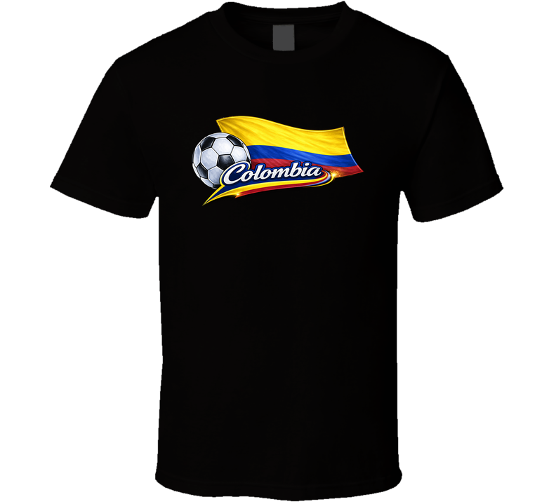 Colombia World Cup Soccer Fan T Shirt