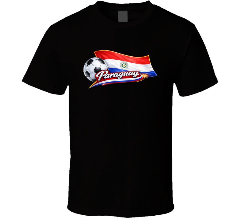 Paraguay World Cup Soccer Fan T Shirt