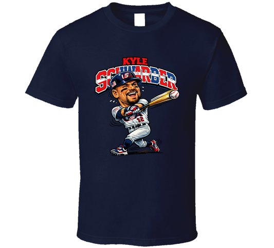 Kyle Schwarber Usa Baseball Classic Caricature T Shirt