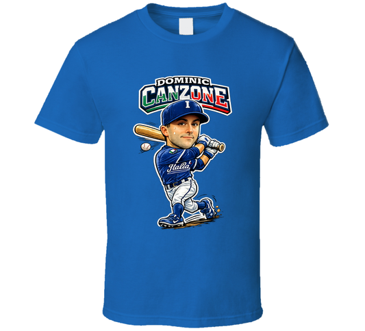 Dominic Canzone Italy Baseball Classic Caricature T Shirt