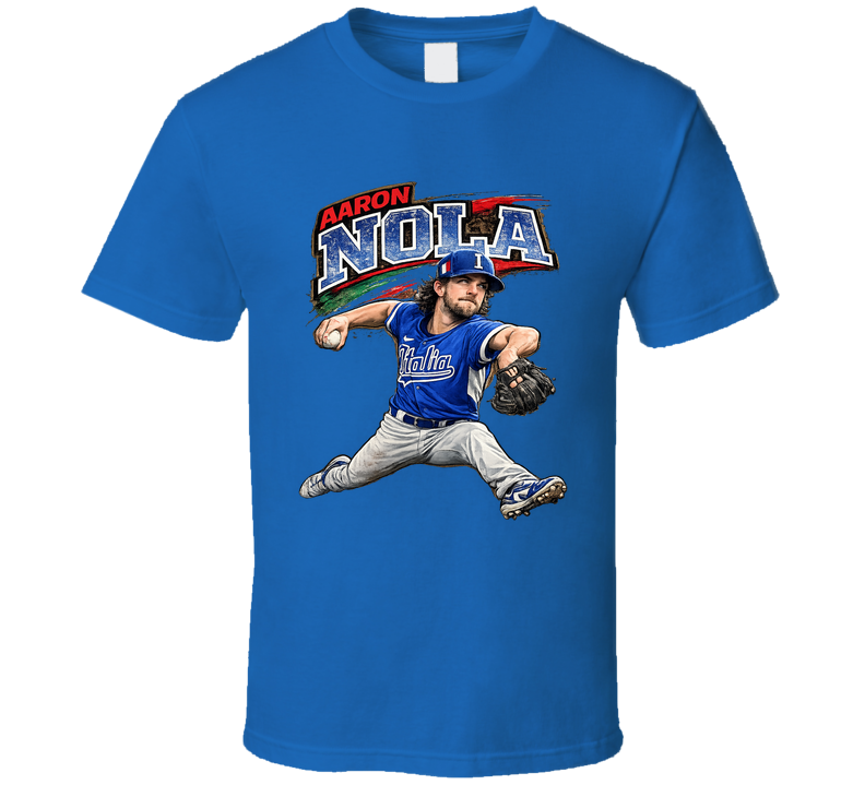 Aaron Nola Italy Baseball Classic Caricature T Shirt