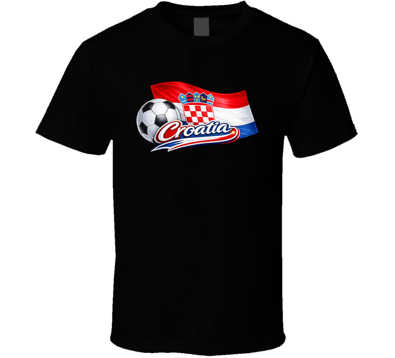 Croatia World Cup Soccer Fan T Shirt