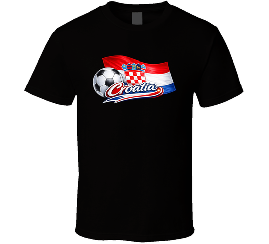 Croatia World Cup Soccer Fan T Shirt