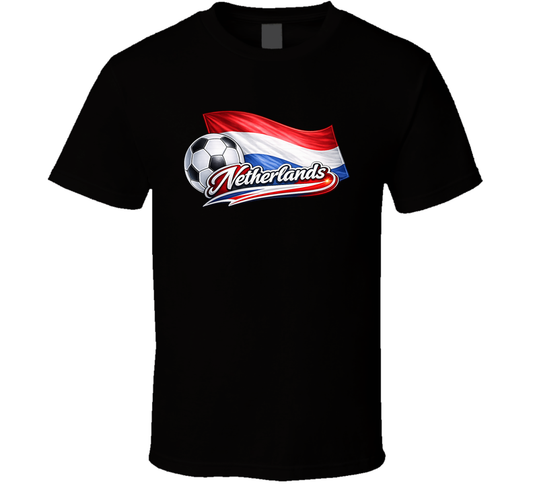 Netherlands World Cup Soccer Fan T Shirt