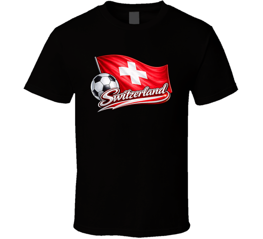 Switzerland World Cup Soccer Fan T Shirt