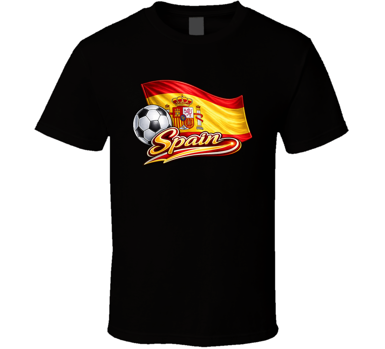 Spain World Cup Soccer Fan T Shirt