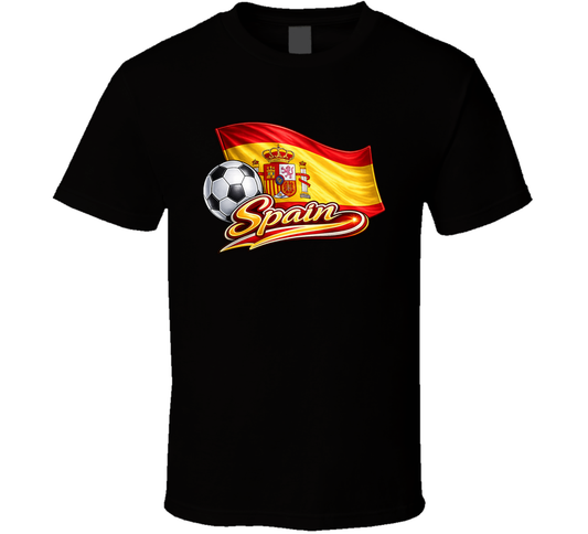 Spain World Cup Soccer Fan T Shirt