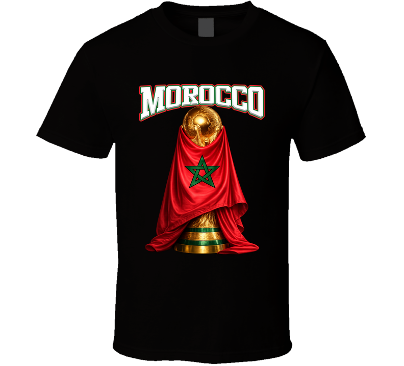 Morocco World Cup Soccer Fan T Shirt