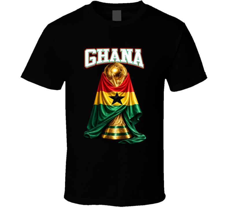 Ghana World Cup Soccer Fan T Shirt