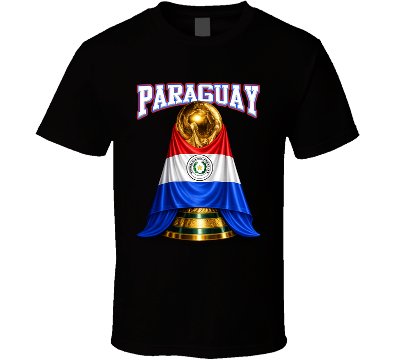 Paraguay World Cup Soccer Fan T Shirt