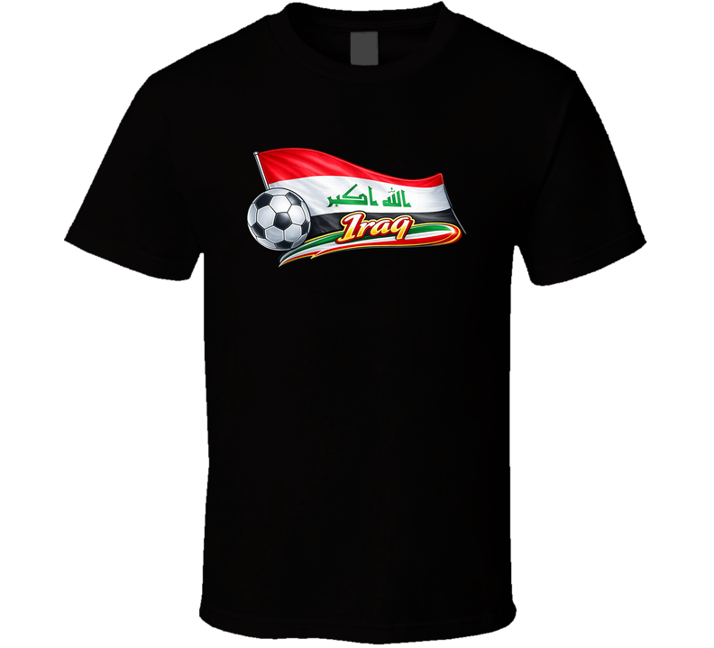 Iraq Soccer Fan T Shirt