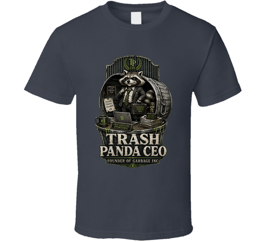 Raccoon Trash Panda Ceo Funny T Shirt