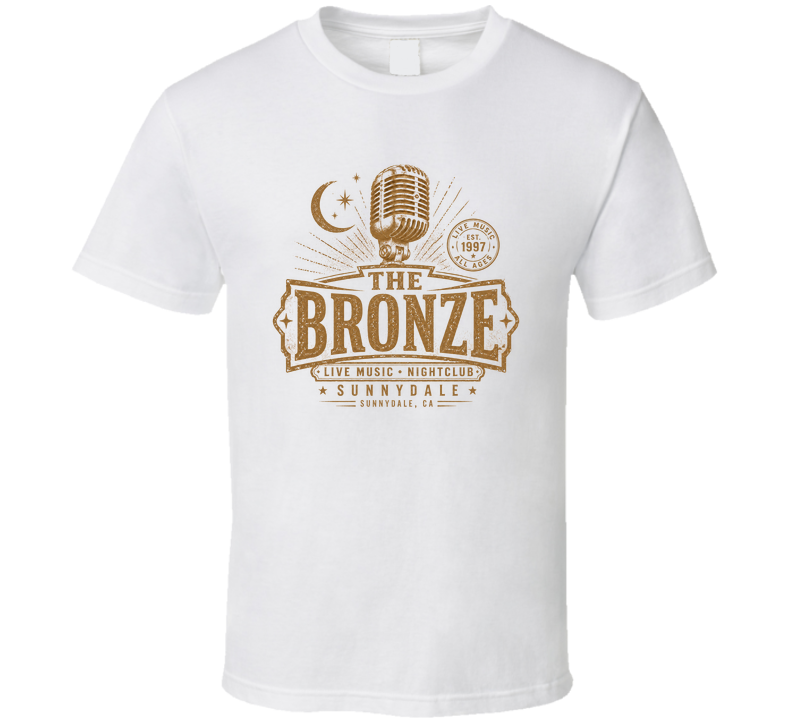 The Bronze Nightclub Nostalgic Tv Vintage Look T Shirt