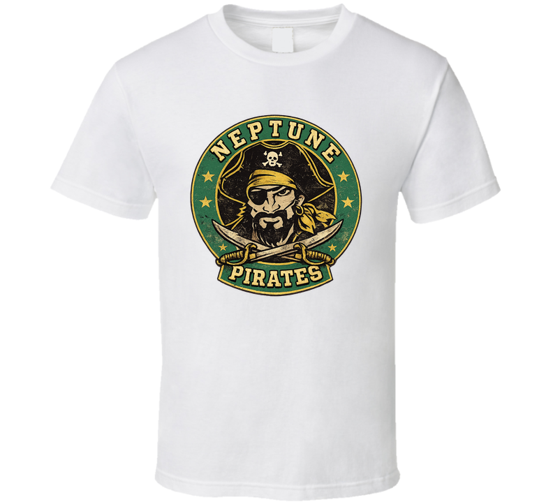 Neptune High Pirates Nostalgic Tv Vintage Look T Shirt