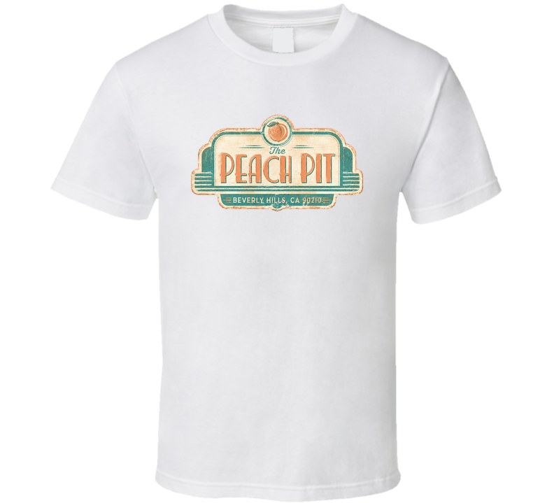The Peach Pit Nostalgic Tv Vintage Look T Shirt