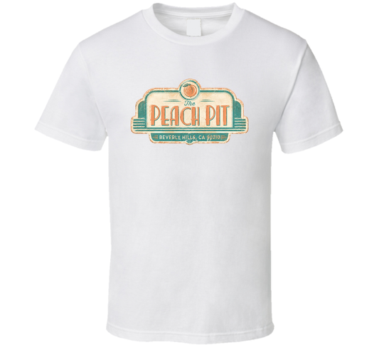 The Peach Pit Nostalgic Tv Vintage Look T Shirt