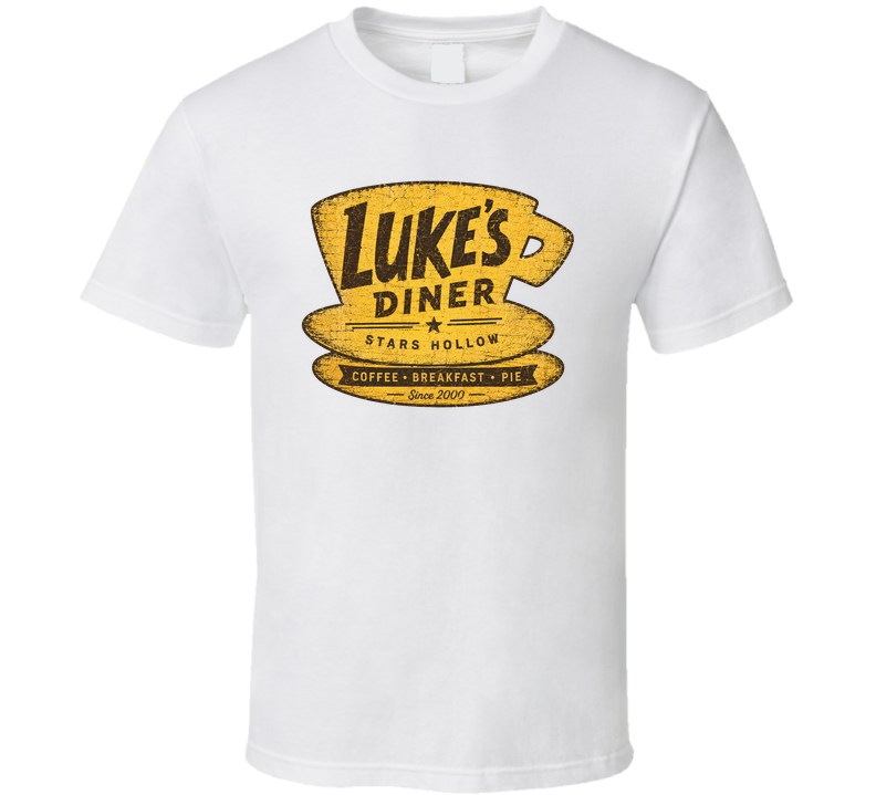 Luke's Diner Stars Hollow Nostalgic Tv Vintage Look T Shirt