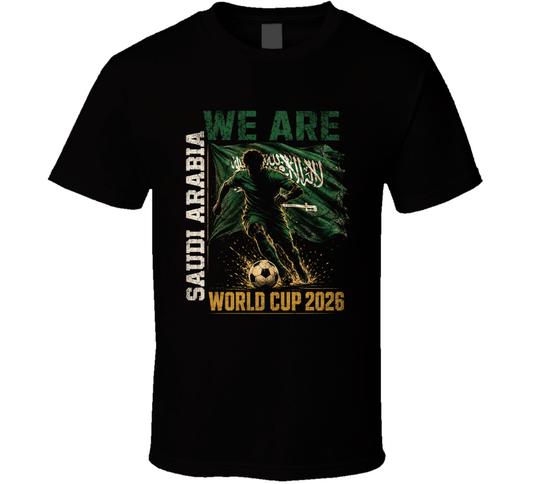 We Are Saudi Arabia World Cup 2026 Soccer T Shirt