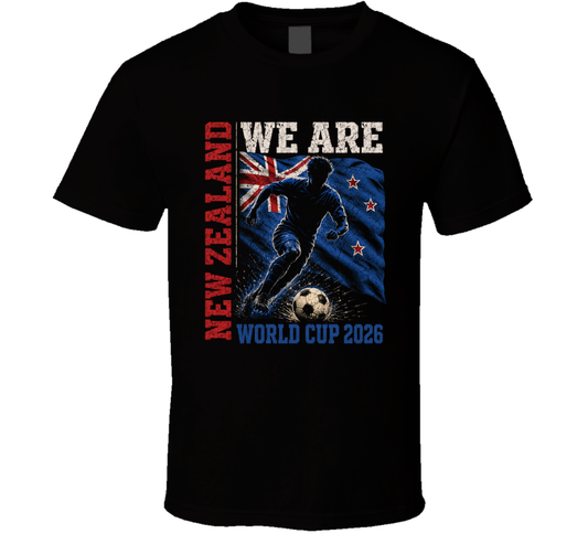 We Are New Zealand World Cup 2026 Soccer T Shirt