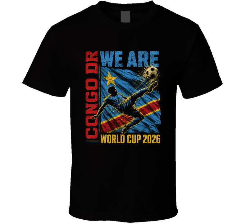 We Are Congo Dr World Cup 2026 Soccer T Shirt