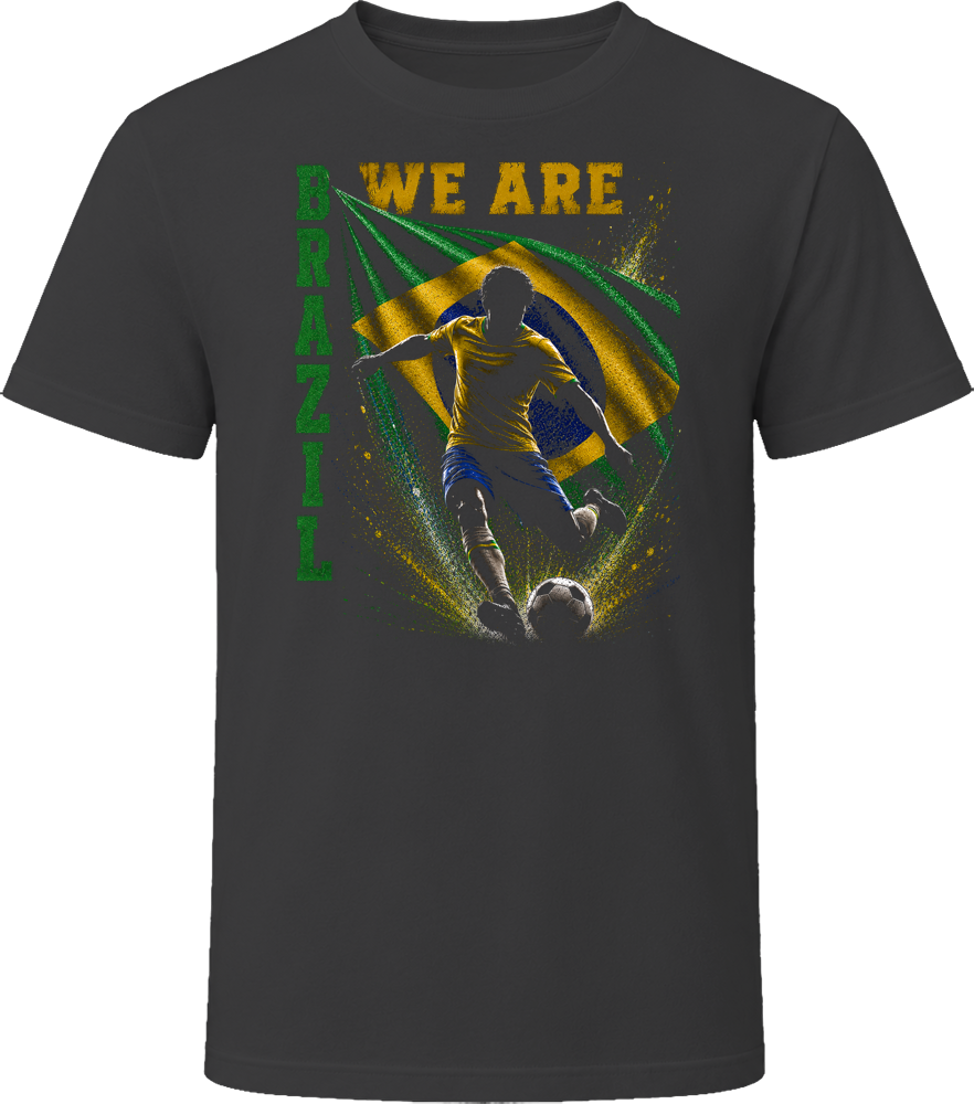 Brazil Soccer 2026 National Fan T Shirt