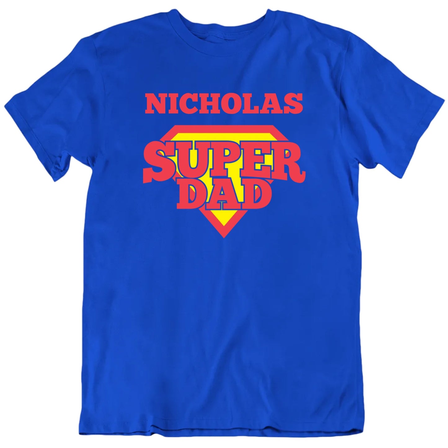 Super Dad Custom Name Father's Day T shirt