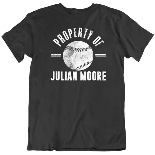 Customizable Property Of Custom Baseball Player's Name Premium Quality Personalized Unisex Gift T shirt