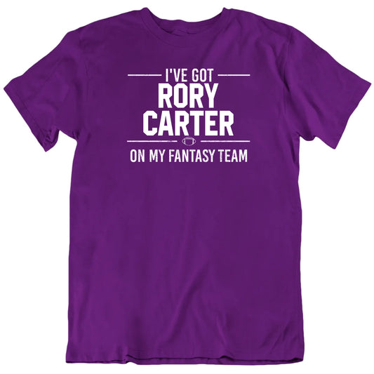 Customizable On My Fantasy Football Team Custom Player Name Premium Quality Personalized Unisex Gift T shirt