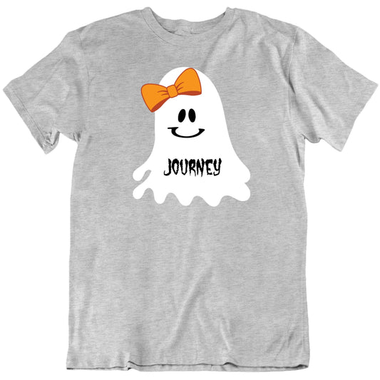Customizable Girl Ghost Custom Name Halloween Personalized Premium Quality Unisex Gift T Shirt