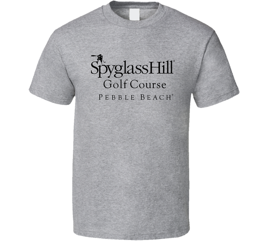 Spyglass Hill Golf Course Pebble Beach Logo Golfing Fan Father's Day Cool T Shirt