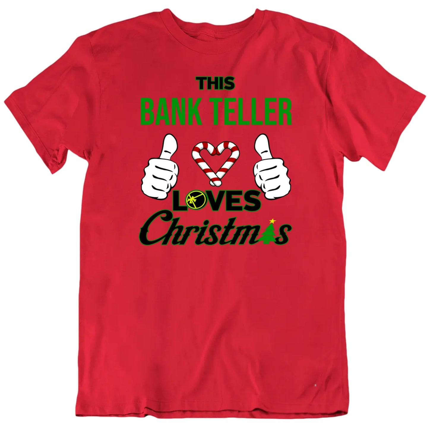 Customizable This Worker Loves Christmas Custom Occupation Job Title Premium Quality Personalized Unisex Gift T Shirt