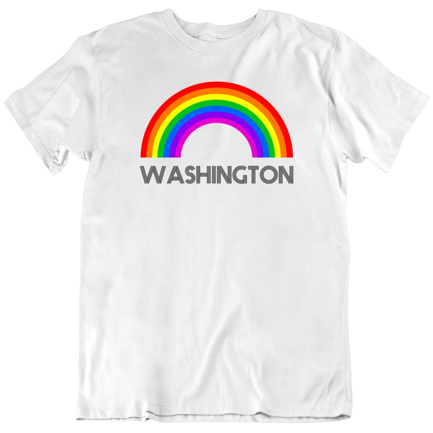 Rainbow Pride Custom City Unisex T shirt