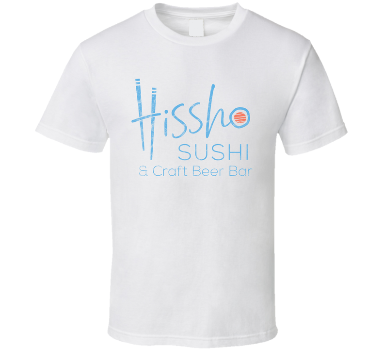 Hissho Sushi Craft Beer Bar Worn Look Cool T Shirt