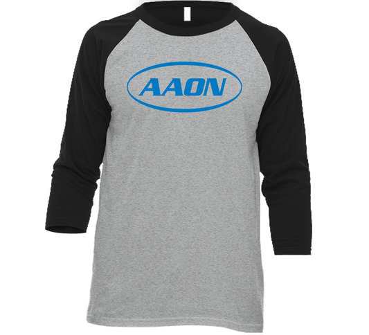 Aaon Inc Hvac Nasdaq Company Logo Employee Fan Raglan Cool T Shirt