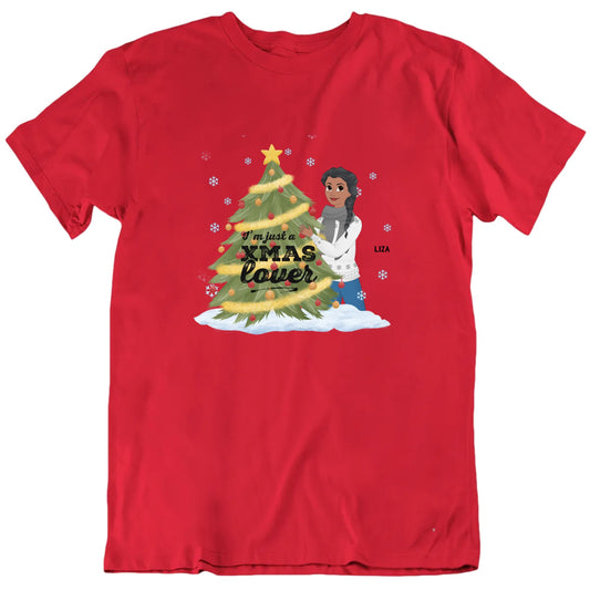 I'm Just A Xmas Lover Customizable T shirt