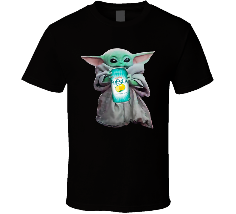 Baby Yoda The Child Mandalorian Fresca Soda Pop Drink Cool T Shirt