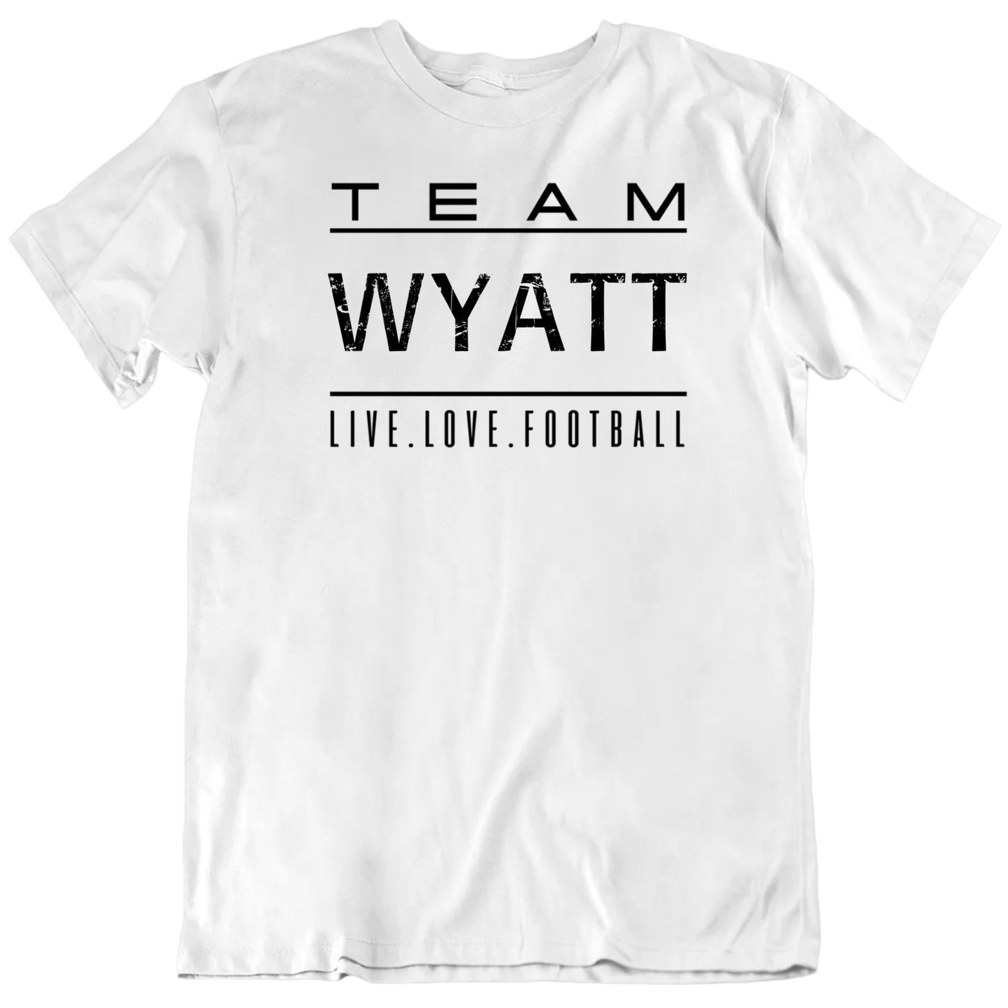 Customizable Live Love Football Team Custom Player Name Premium Quality Personalized Unisex Gift T shirt