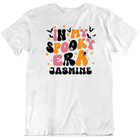 Customizable In My Spooky Era Custom Name Halloween Personalized Premium Quality Unisex T Shirt