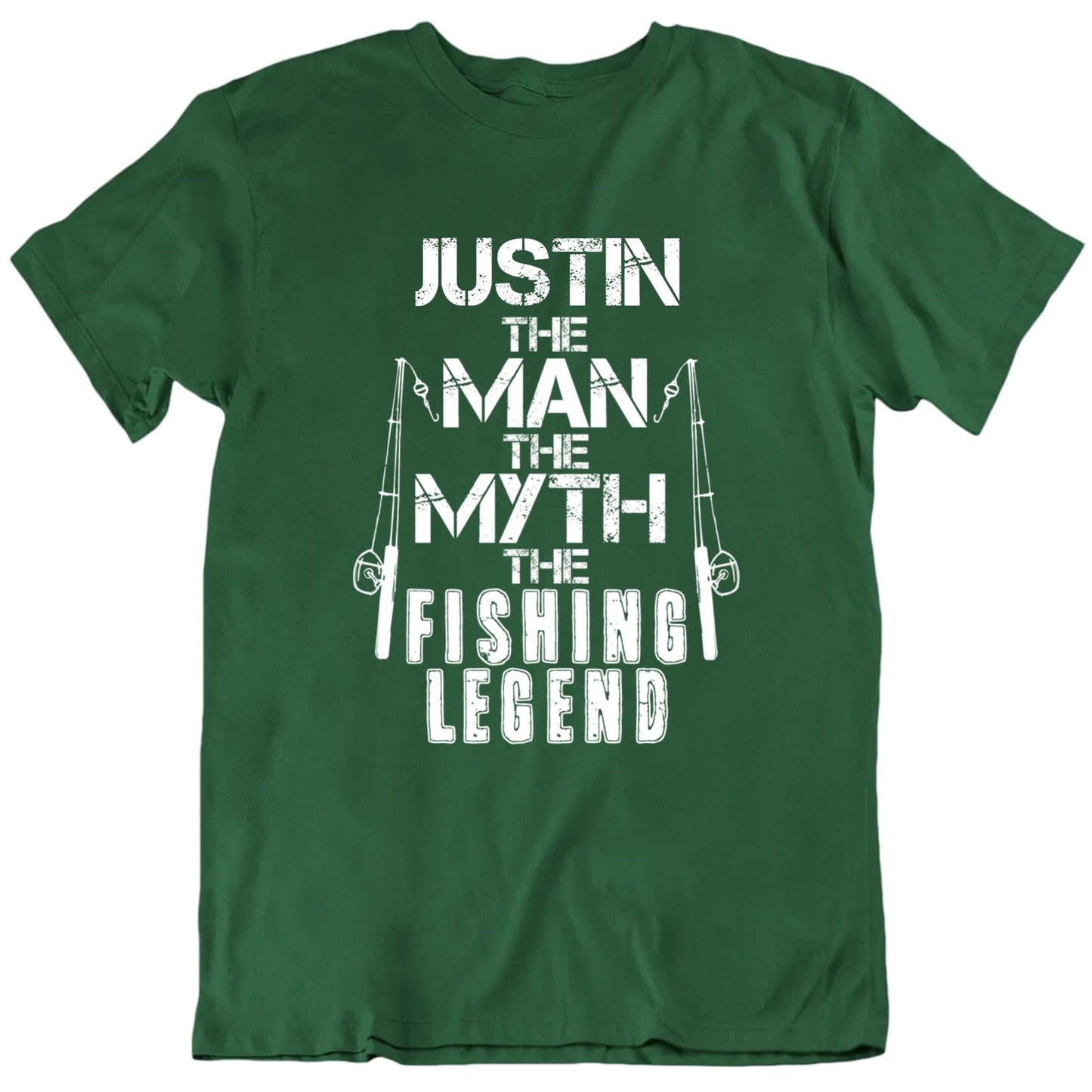 The Man The Myth The Fishing Legend Custom Name Father's Day T shirt