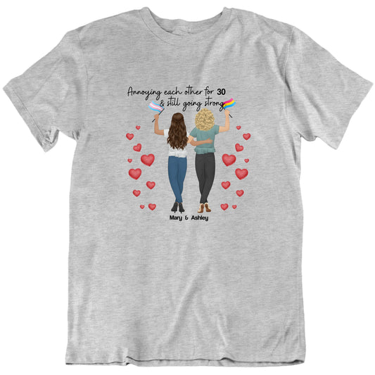 Going Strong Anniversary Custom Gay Pride Love LGBT T Shirt