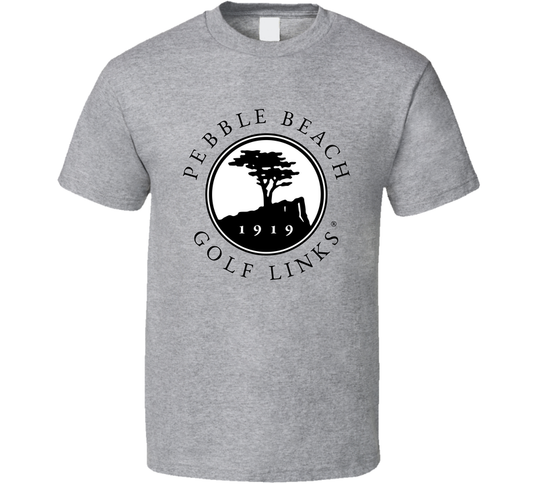 Us Open 1919 Pebble Beach Type Logo Pro Golf Fan Cool T Shirt