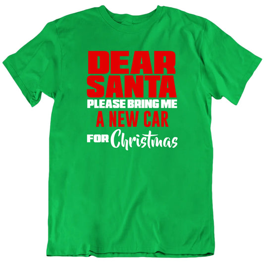 Dear Santa Please Bring Me Custom Words For Christmas Unisex T shirt